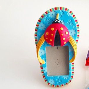 Mini Photo Frame Flip Flop for 1.5" x 2" Photo Very Small Frame